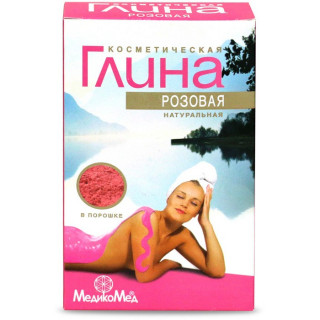 Глина розовая натуральная в порошке 100 гр