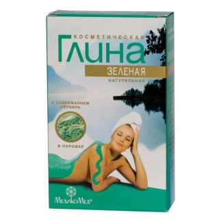 Глина зеленая натуральная в порошке 100 гр