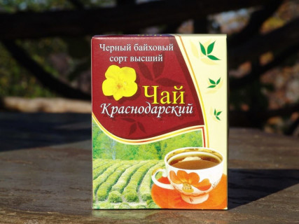 Хоста Чай Черный крупнолистовой, ручной сбор, в/с, к/п 50 гр