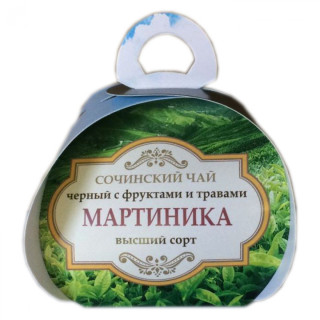 Сочинский черный чай с фруктами и травами "Мартиника" 40 гр