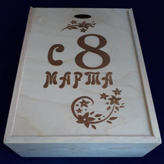 Подарочный набор №4 «8 Марта» в деревянной шкатулке