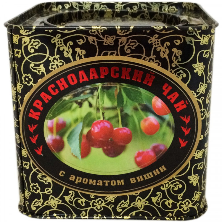 Краснодарский черный чай с вишней «Баловень» 110 гр