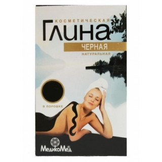 Глина черная натуральная в порошке 100 гр