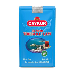 Турецкий чёрный чай Чайкур «Caykur Tirebolu №42» 200 гр