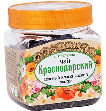 Чай зеленый классический Экстра «Краснодарский с 1947 г» 100 гр