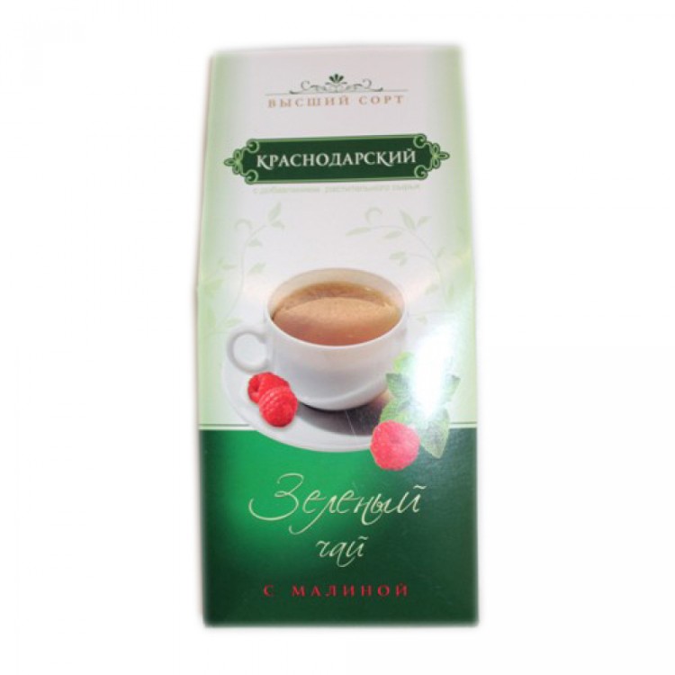 Чай СолохАульский совхоз зеленый с малиной