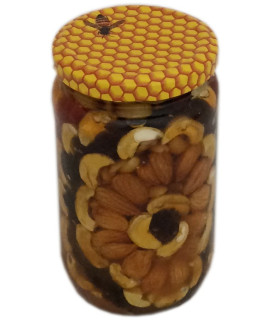 Мёд с орехами ассорти 350 гр
