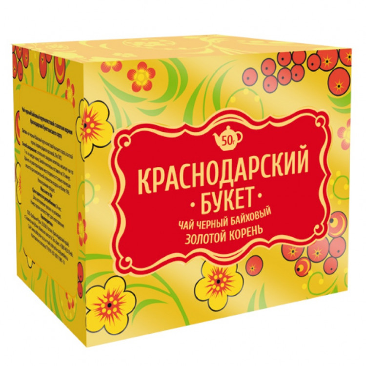 Чай черный байховый с золотым корнем 50 гр