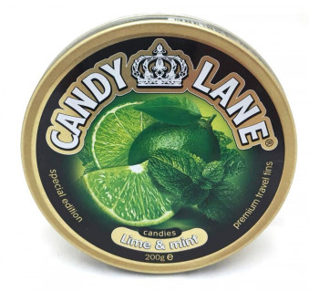 Фруктовые леденцы лайм/мята Cady Lane 200 гр