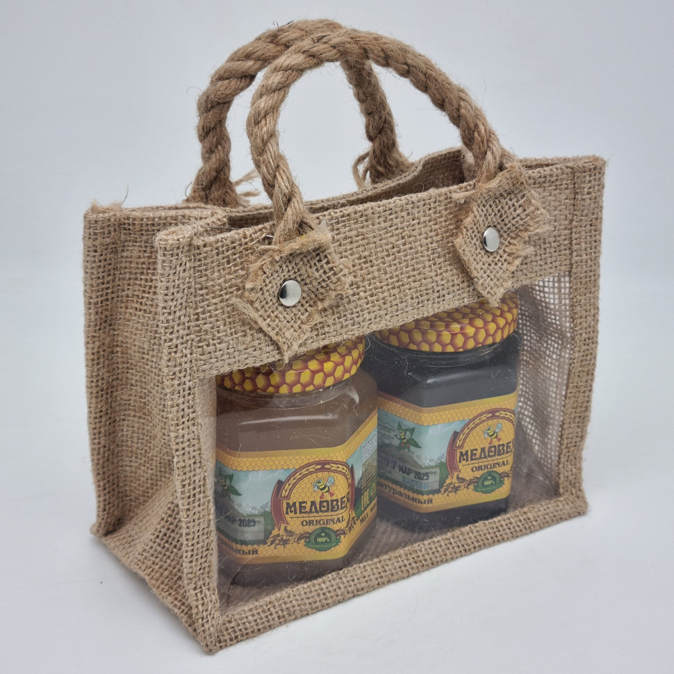 Набор медовый 2 банки в сумочке 500гр