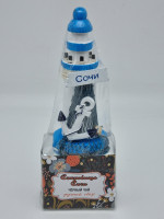 Чай черный ручной сбор 35гр с сувениром маяк