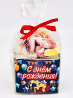 Подарочный набор с днем рождения Краснополянский чай "Высокогорный" 40гр + парварда 50гр