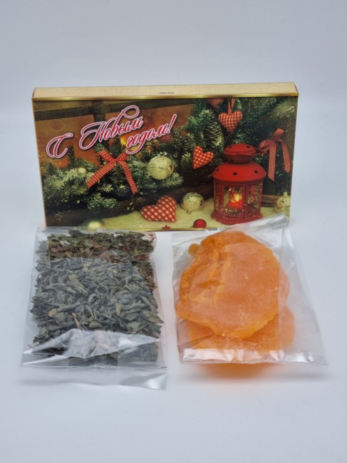 Набор 148 Праздничный чай зеленый и манго с новым годом Набор 148 Праздничный чай зеленый и манго с новым годом