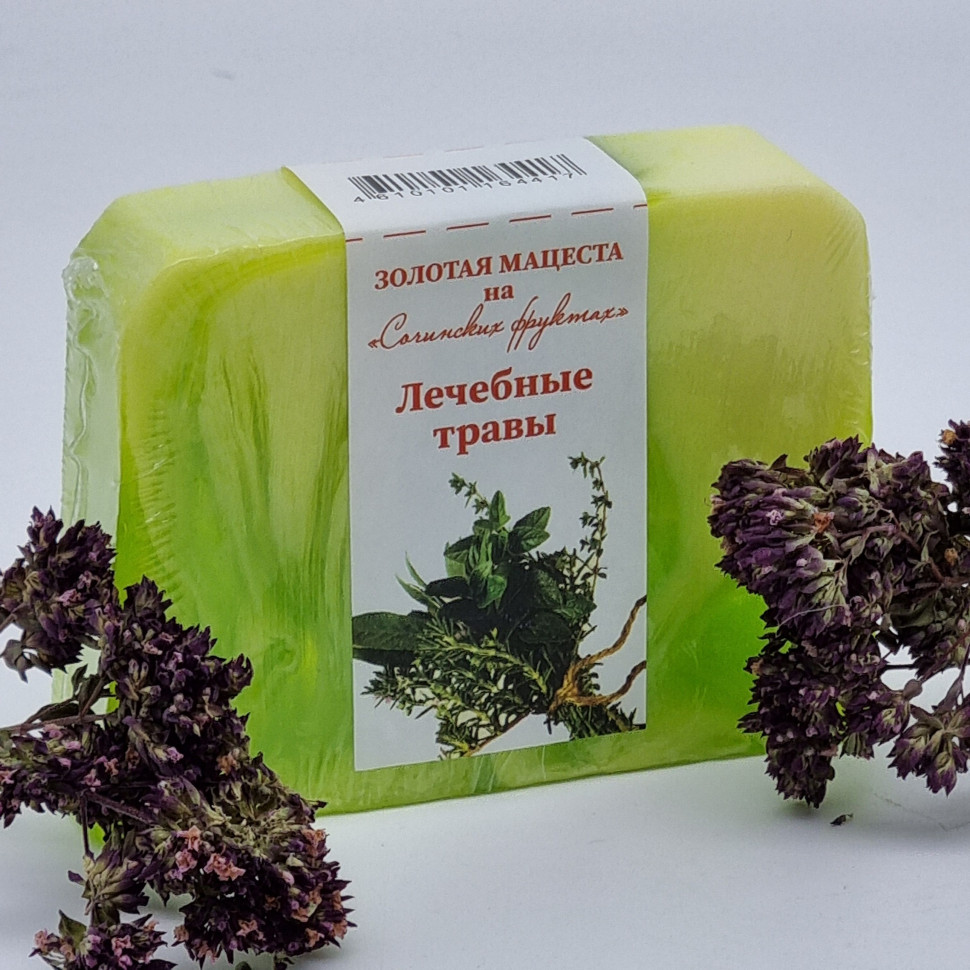 Мыло Золотая Мацеста "Лечебные травы" 100гр