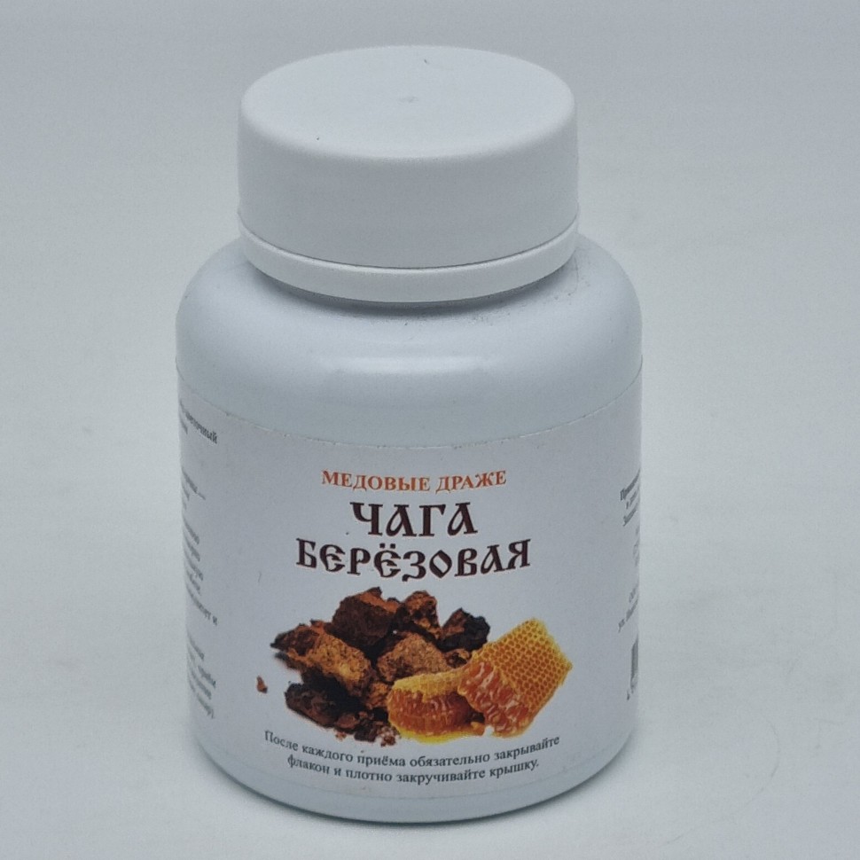Драже медовое ЧАГА БЕРЕЗОВАЯ 90гр