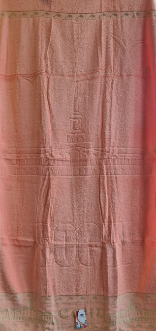 Аксессуар пляжный "Сочи" персиковое 70/140