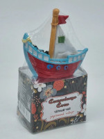 Чай черный ручной сбор 35гр с сувениром парусником