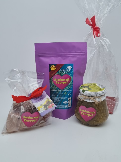 Набор чай, лукум, варенье Любимой сестре