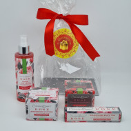 Набор 355 косметика с Абсолютом розы 315гр лучший подарок