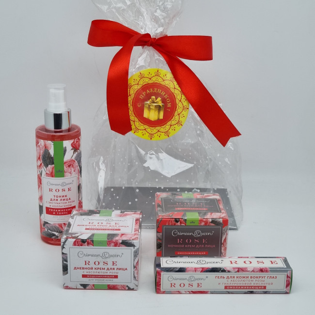 Набор 355 косметика с Абсолютом розы 315гр лучший подарок