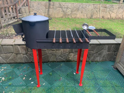 Разборный мангал - печь на 8л комплект №4