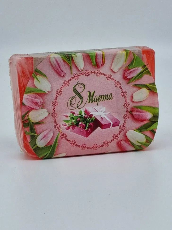 Мыло с 8 марта "Роза" Золотая Мацеста 100гр