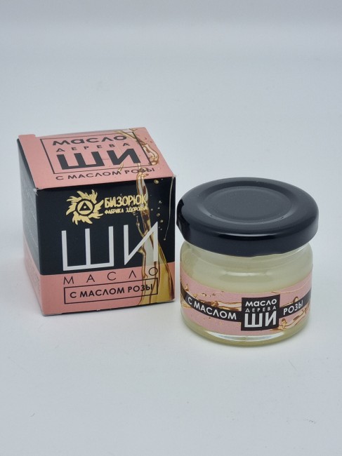 Масло ши карите с маслом розы 28мл Масло ши карите с маслом розы 28мл