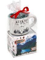 Кофе 100гр Абхазия с кружкой мини и лукумом