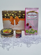 Набор 560 Праздничный чай, леденцы, и мед лучший подарок