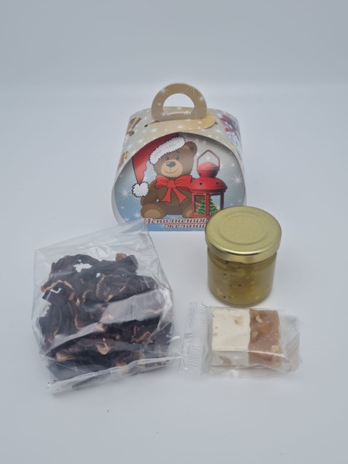 Набор 92 ассорти чай каркаде, варенье экзотик и мальбан с Новым годом