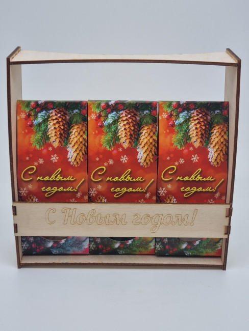 Набор 387 Праздничный кофе, чай, пастила с новым годом