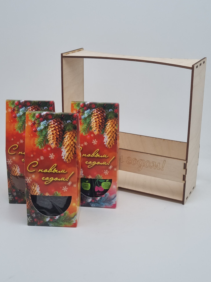 Набор 387 Праздничный кофе, чай, пастила с новым годом