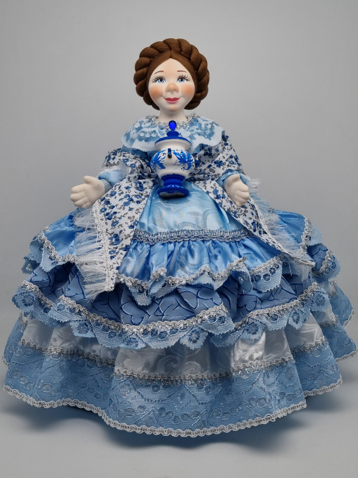 Грелка на чайник или самовар "Кукла Снежана" диаметр 60см