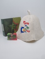 Набор для бани "Папе" с 23 февраля