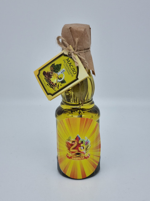 Масло подсолнечное для салатов с зеленой аджикой 250мл с 23 февраля