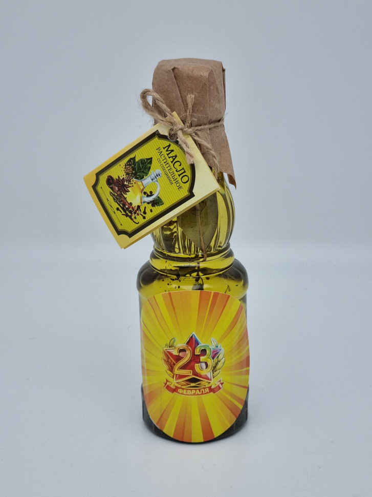 Масло подсолнечное для салатов с зеленой аджикой с 23 февраля 250мл