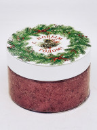 Скраб соляной натуральный Золотая Мацеста "Виноград" 300гр с новым годом