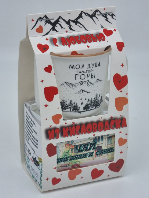 Краснополянский чай "для сауны и бани" 40гр + кружка мини Кисловодск