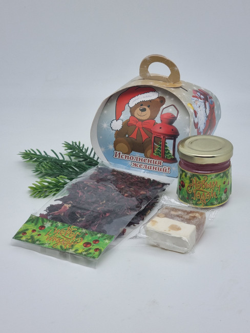 Набор 91 ассорти чай каркаде, медовый микс с малиной и мальбан с Новым годом Набор 91 ассорти чай каркаде, медовый микс с малиной и мальбан с Новым годом