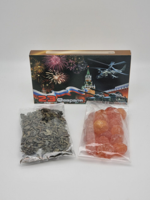 Набор 147 Праздничный чай зеленый и кумкват с 23 февраля