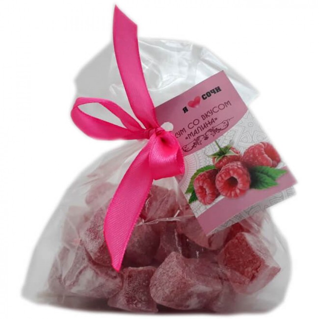 Лукум со вкусом "Малины" 200гр Лукум со вкусом "Малины" 200гр