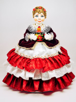 Грелка на чайник или самовар "Кукла Роза" диаметр 60см