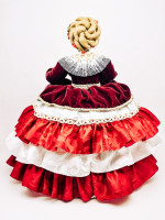 Грелка на чайник или самовар "Кукла Роза" диаметр 60см