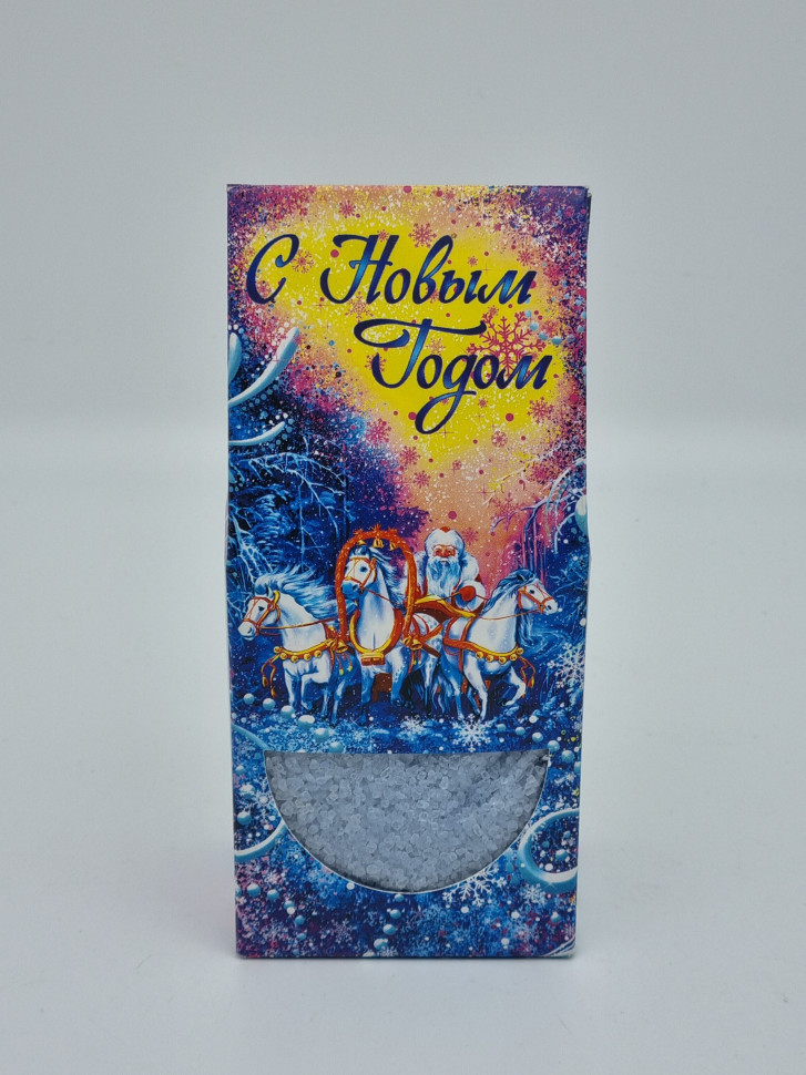 Соль для ванн "Лаванда" с новым годом 250гр