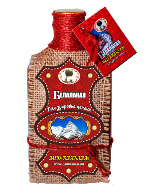 Мёд-бальзам "Белалакая" для здоровья печени 250мл