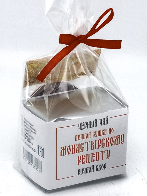 Чай печной сушки по монастырскому рецепту черный ручной сбор 35гр + именная икона Аркадий в подарок Чай печной сушки по монастырскому рецепту черный ручной сбор 35гр + именная икона Аркадий в подарок