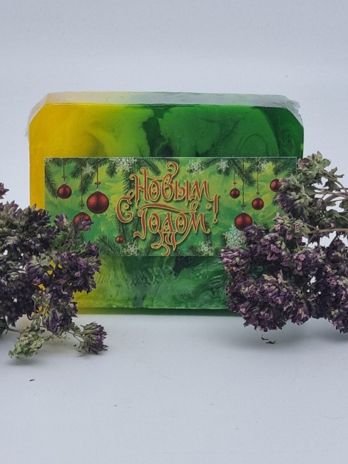 Мыло Золотая Мацеста "Дыня" 100гр с новым годом