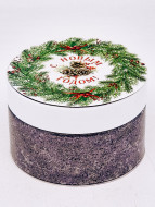 Скраб соляной натуральный Золотая Мацеста "Лаванда" 300гр с новым годом