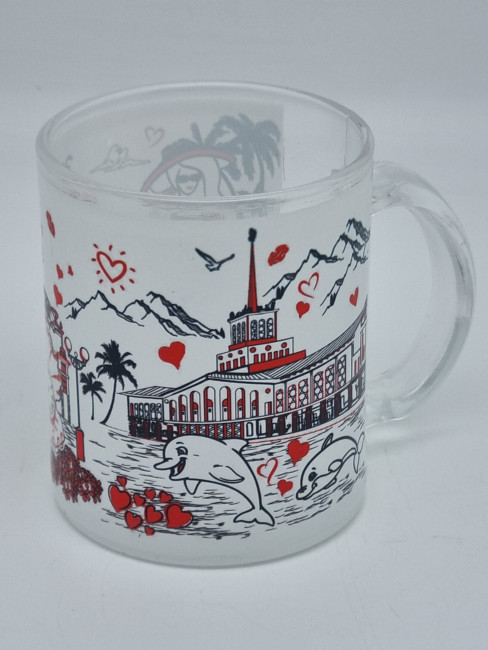 Кружка из стекла "Это Сочи, детка"