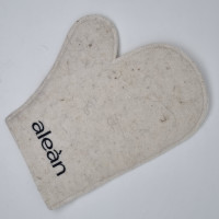 Рукавица для бани с логотипом